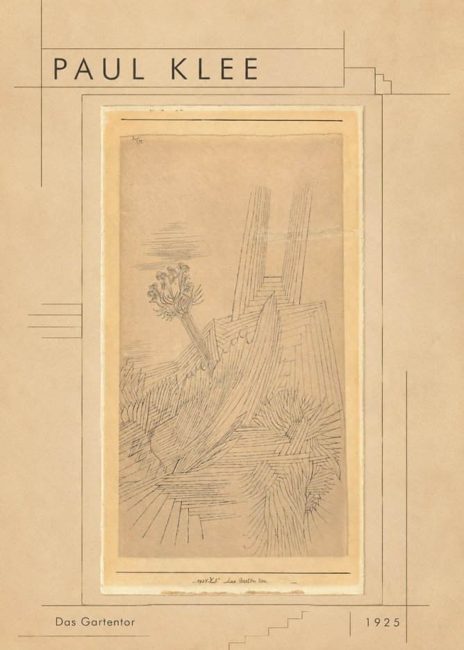 Paul Klee Das Gartentor I No1 - Poster