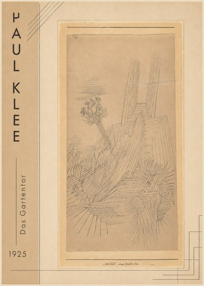 Paul Klee Das Gartentor I No2 - Poster
