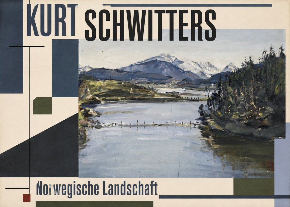 Kurt Schwitters Norwegische Landschaft No2 - Poster