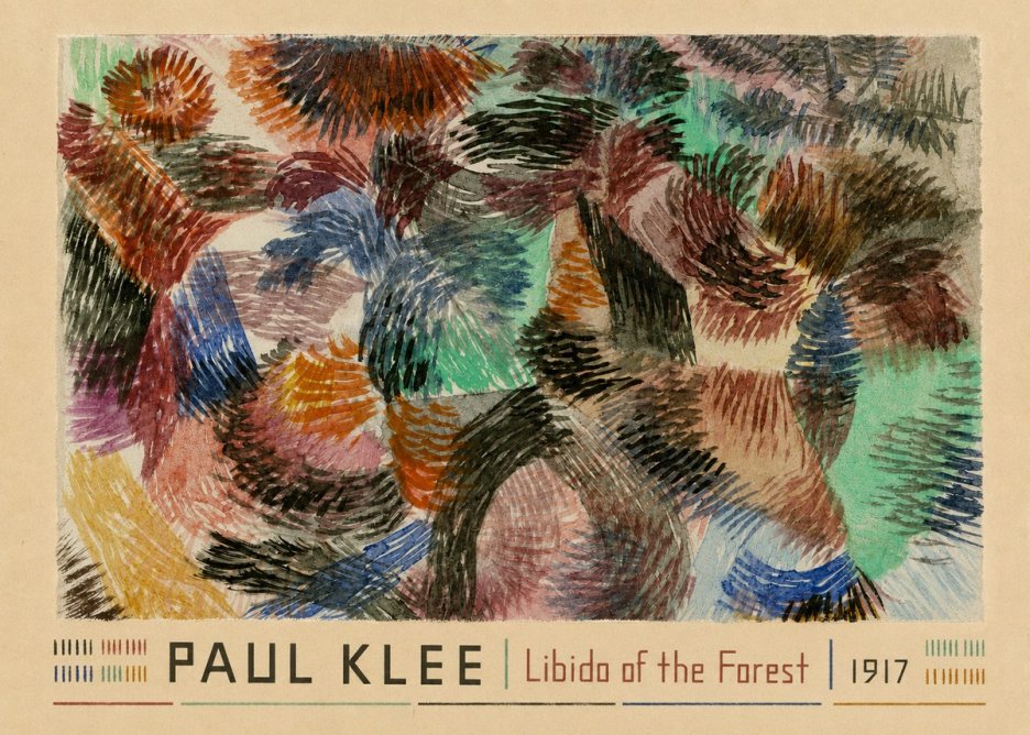 Paul Klee Libido of the Forest No3 - Poster