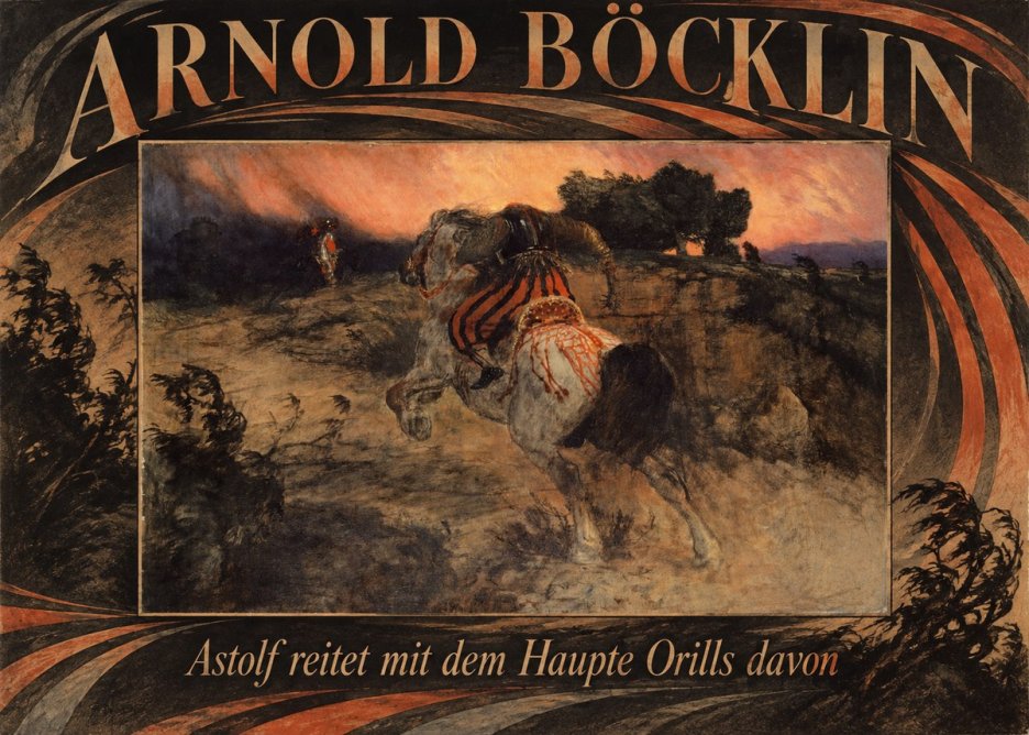 Arnold Böcklin Astolf Reitet Mit Dem Haupte Orills Davon No5 - Poster