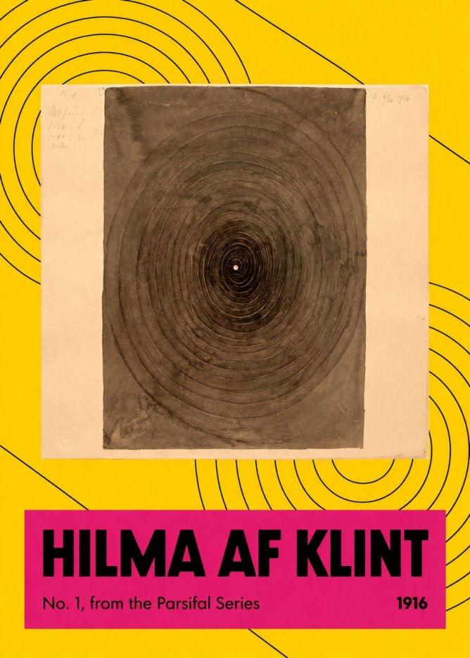 Hilma af Klint No. 1, from the Parsifal Series No4 - Poster