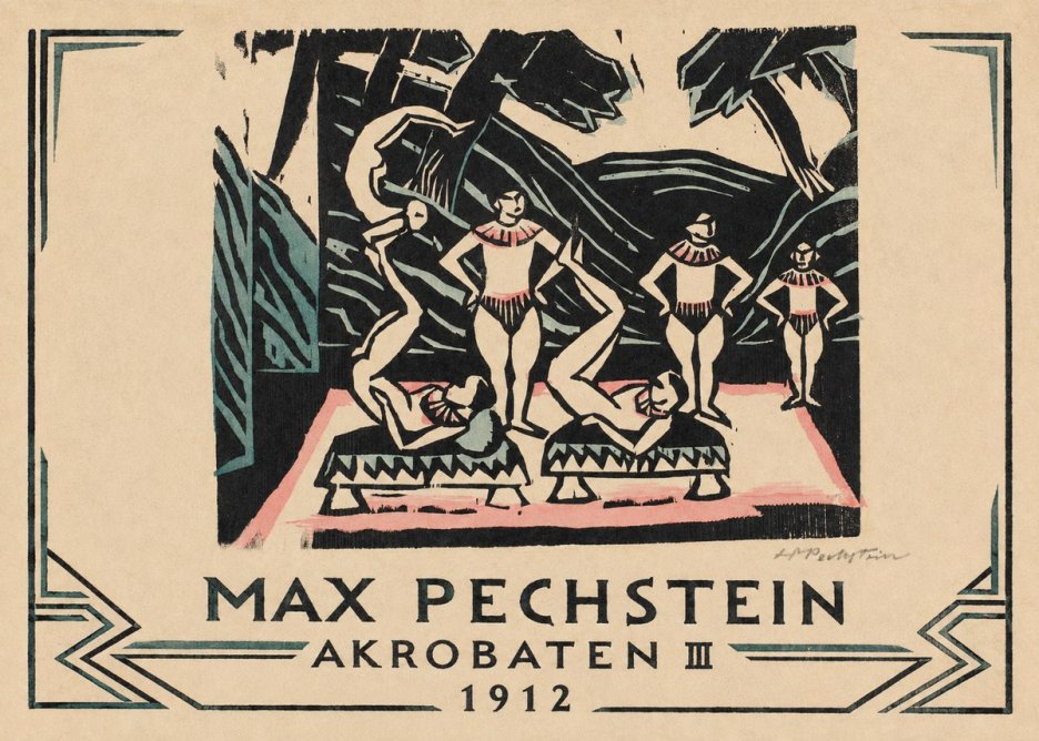 Max Pechstein Akrobaten Iii No3 - Poster