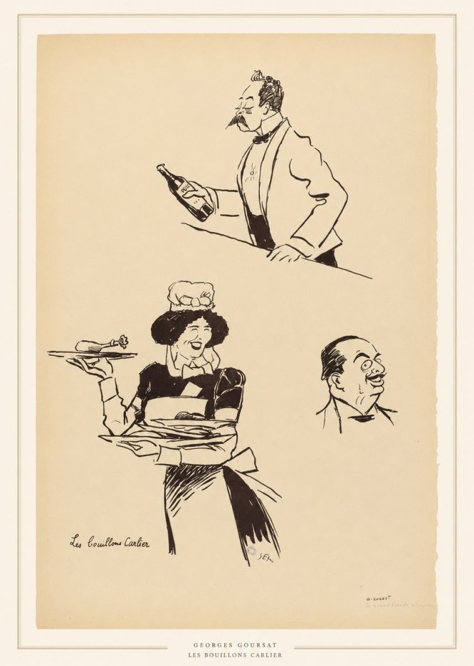 Georges Goursat Les Bouillons Carlier II No5 - Poster