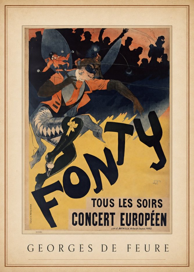 Georges de Feure Fonty III No3 - Poster