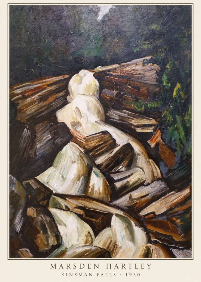Marsden Hartley Kinsman Falls No6 - Poster