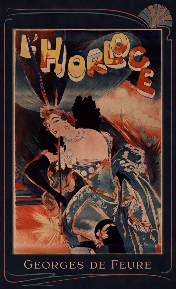 Georges de Feure L'horloge III No6 - Poster