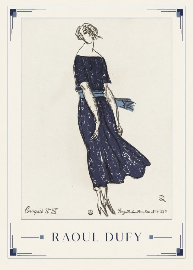 Raoul Dufy Croquis N°. Iii No6 - Poster