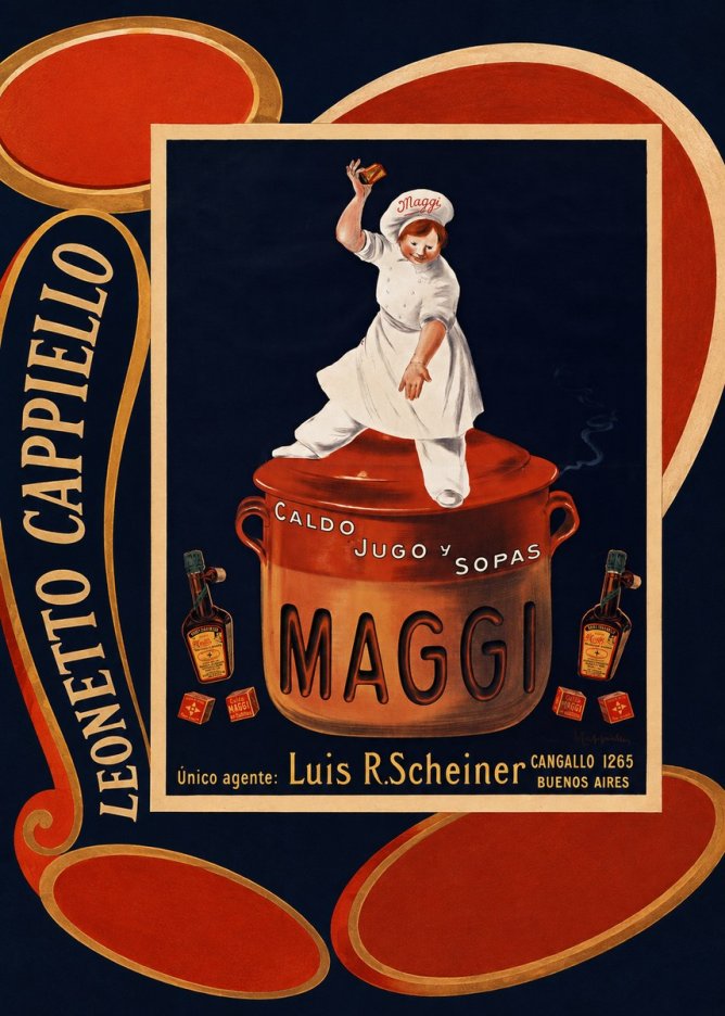 Leonetto Cappiello Maggi No4 - Poster