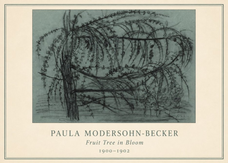 Paula Modersohn-Becker Fruit Tree in Bloom No3 - Poster
