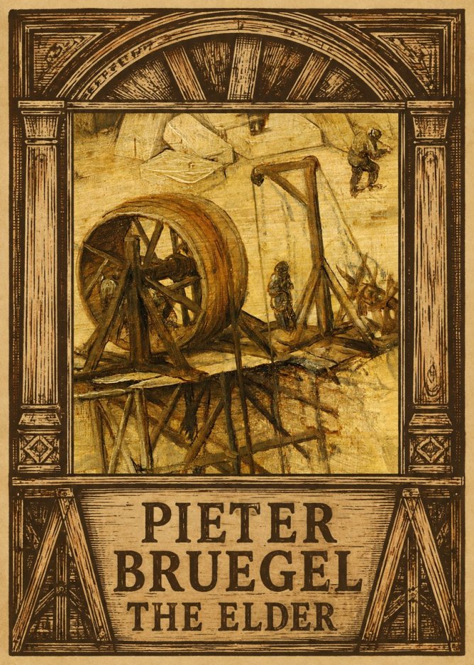 Pieter Bruegel The Tower of Babel XX No6 - Poster