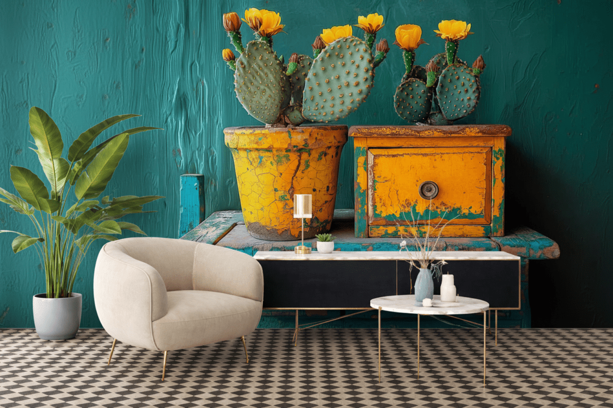 Rustic Cactus Portrait