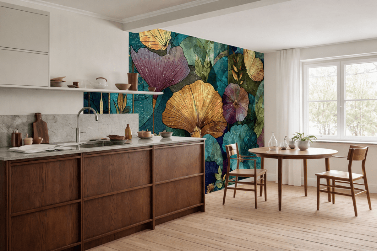 Vibrant Flora Mosaic