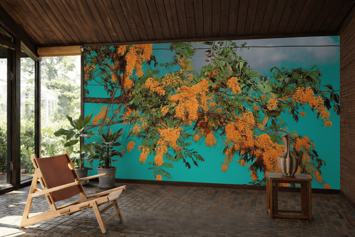 Sunlit Marigold Canopy