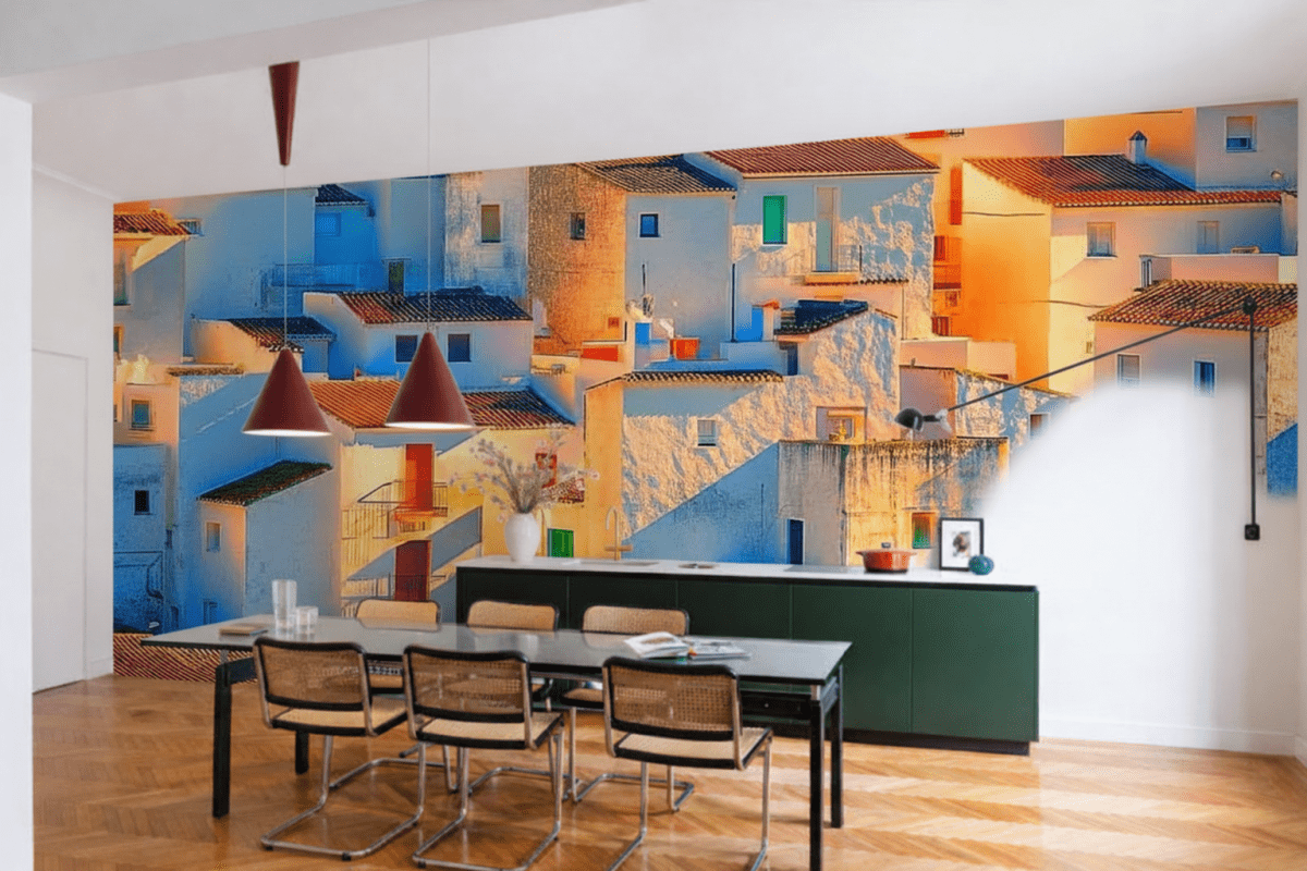 Sunlit Pueblo Canvas