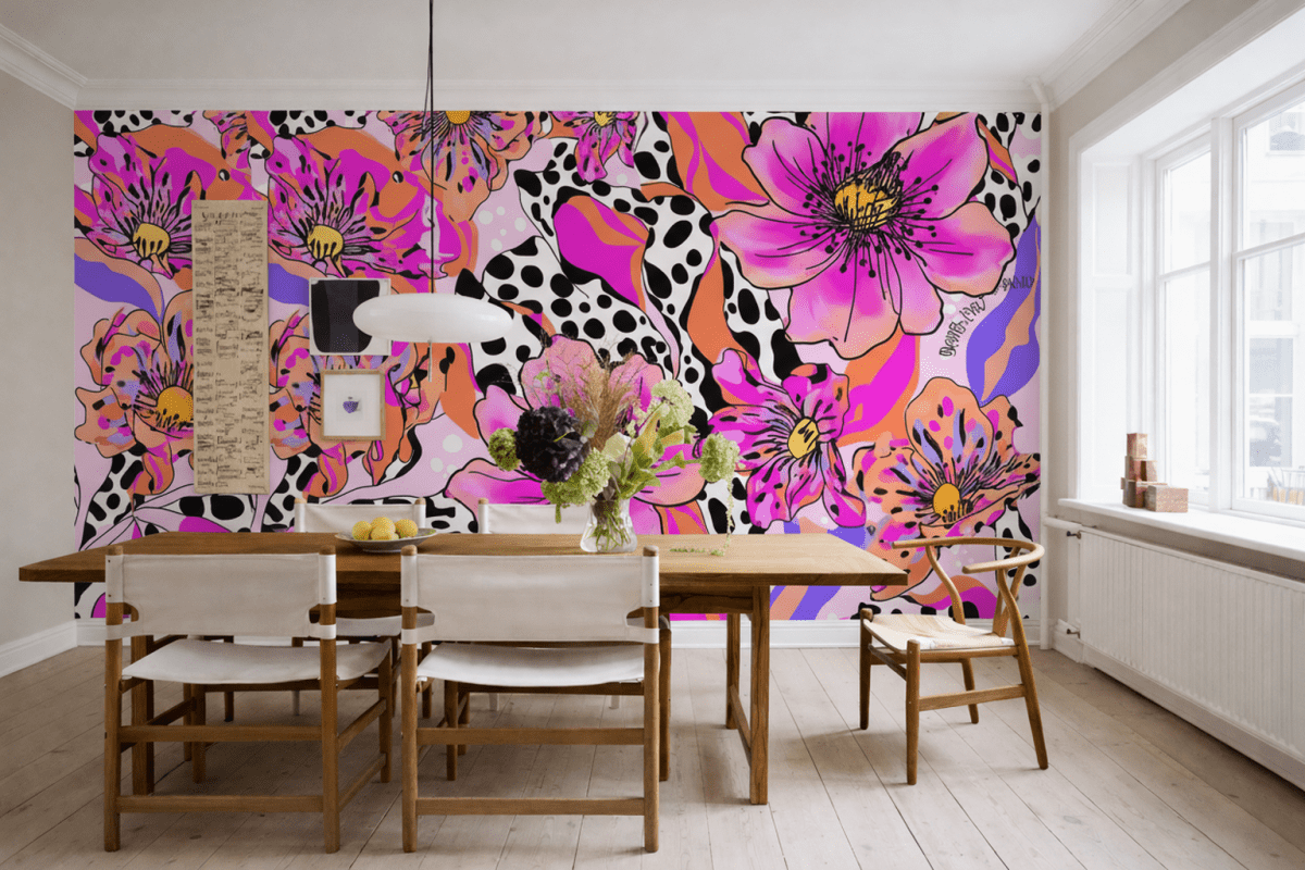 Vivid Flora Mosaic