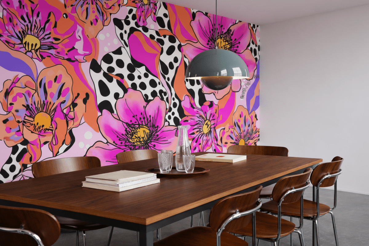 Vivid Flora Mosaic