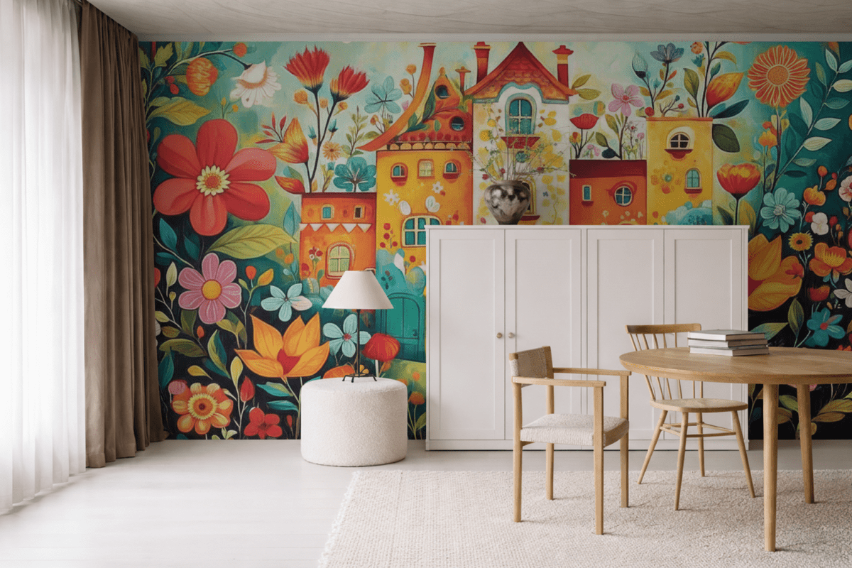 Saffron Village Reverie