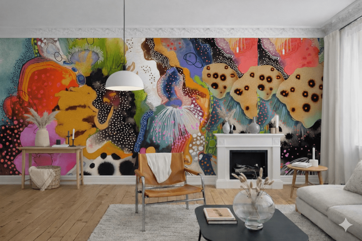 Vibrant Fractal Garden