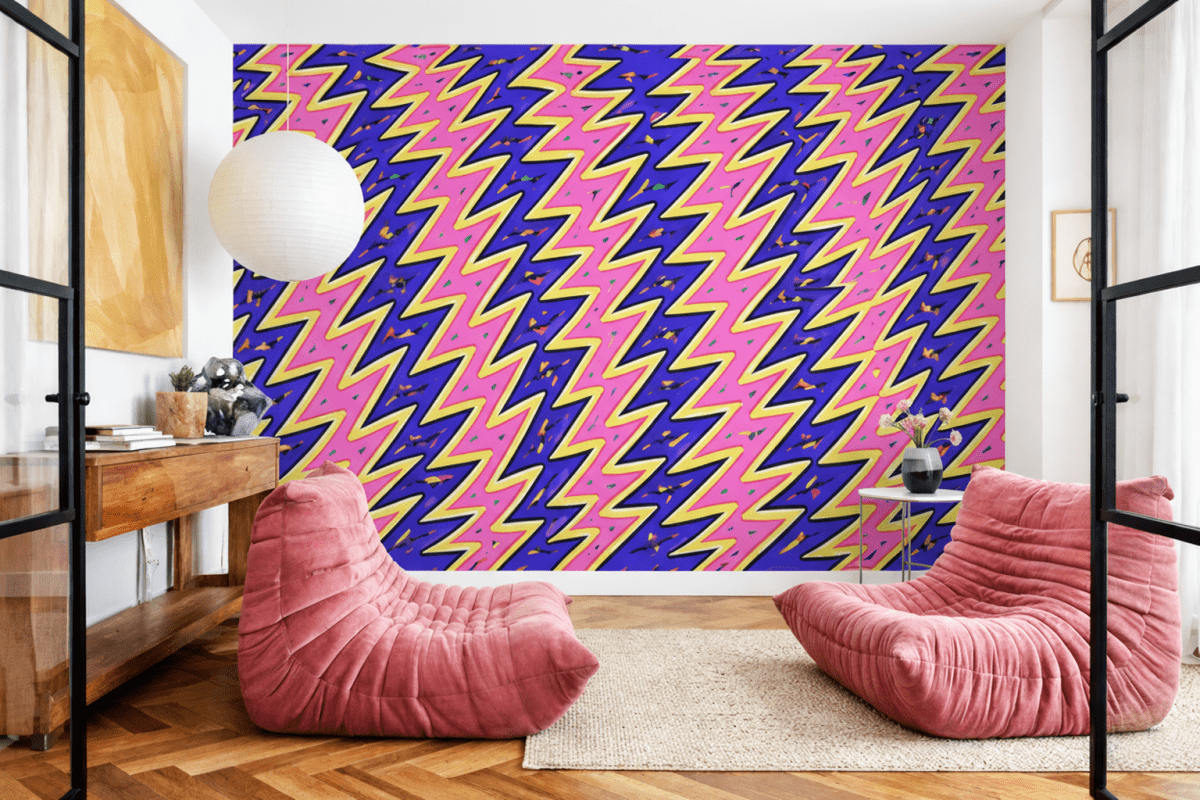 Frosted Zigzag Burst