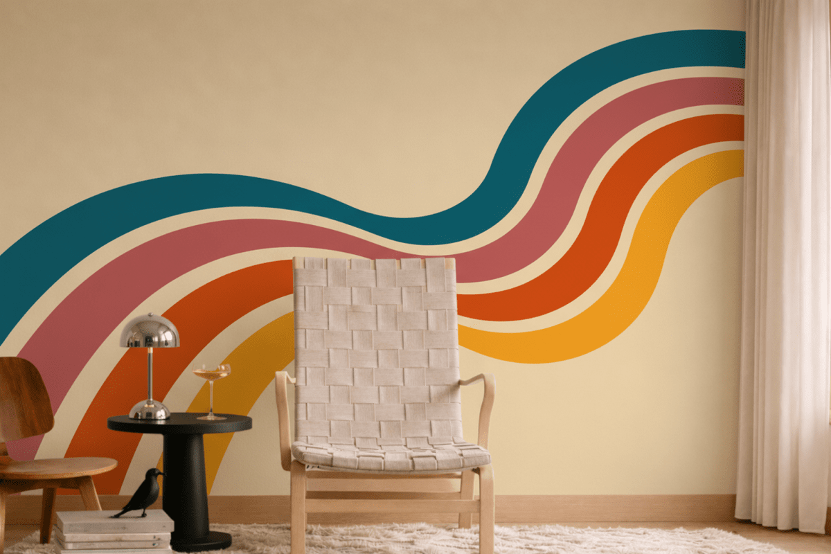 Winding Glow Stripes