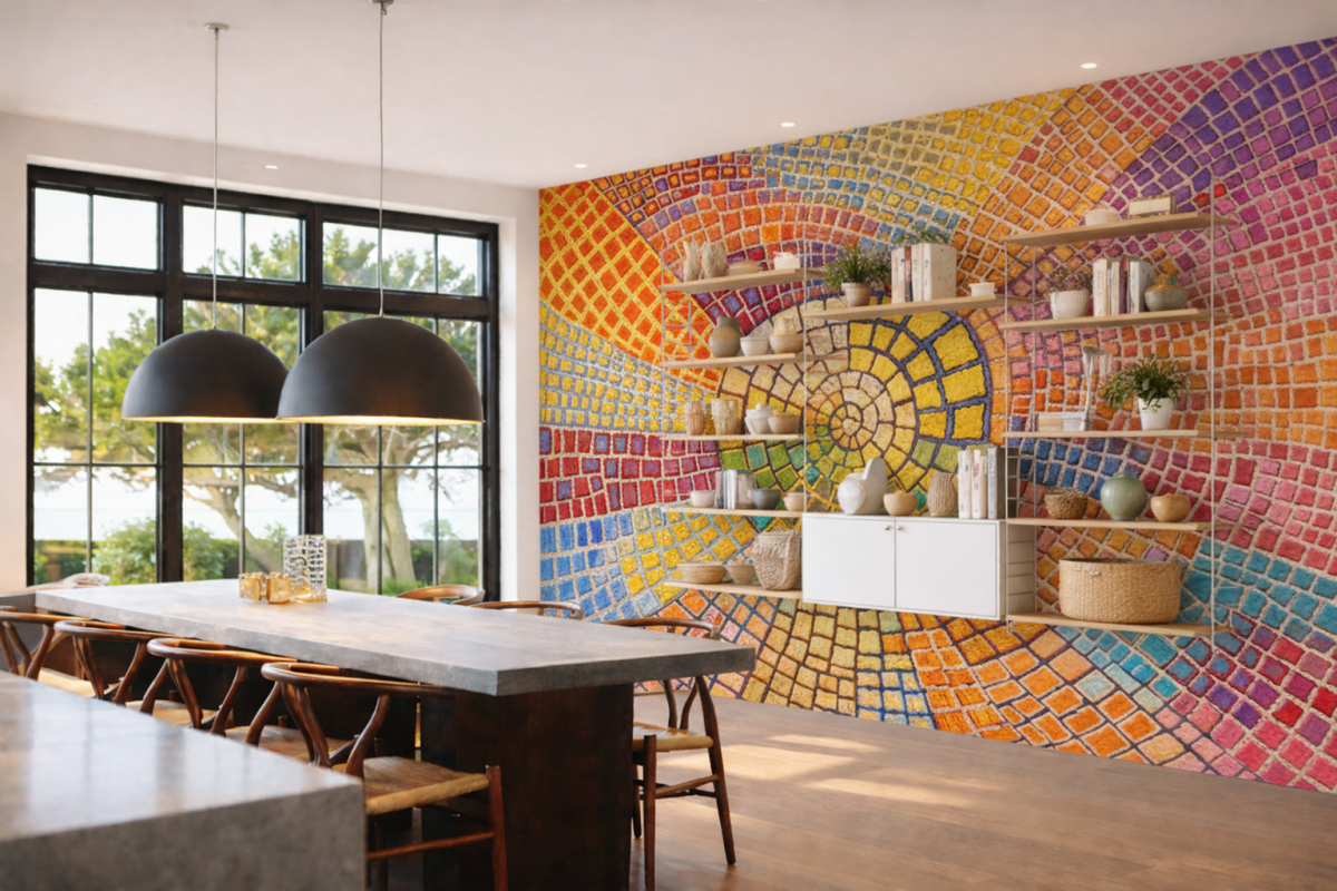 Vibrant Mosaic Burst