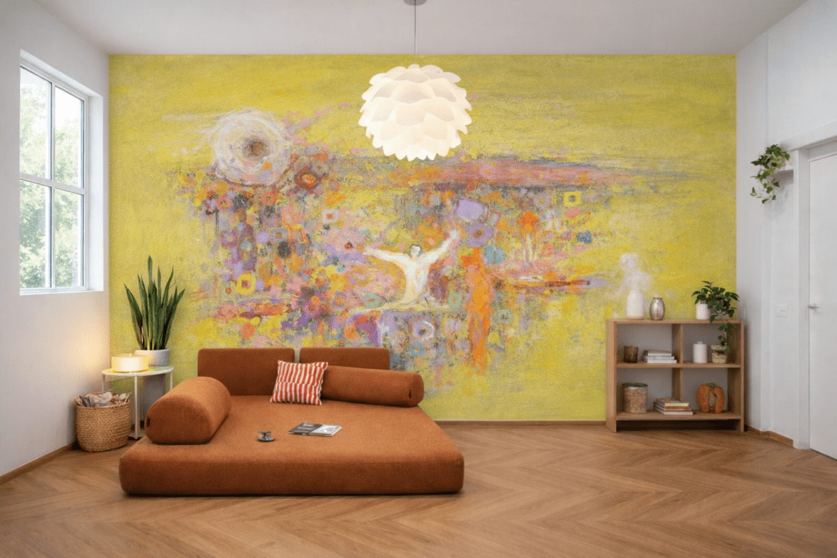 Sunlit Blossom Mosaic