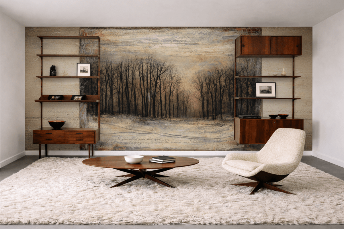 Frosted Woodland Veil