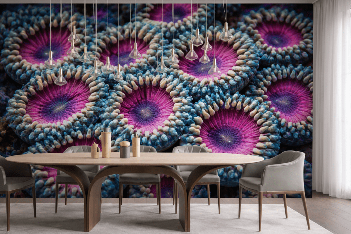 Coral Blossom Mosaic