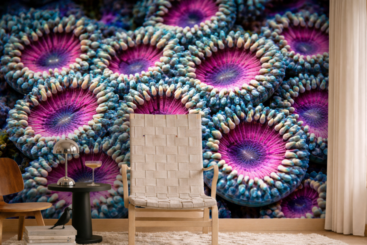 Coral Blossom Mosaic