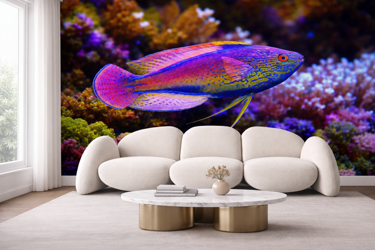 Iridescent Marine Mural