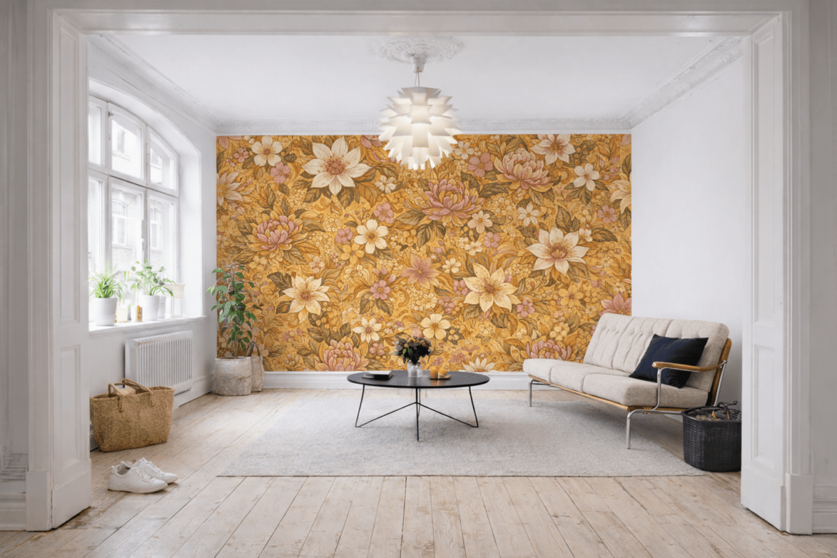 Luminous Petal Mosaic