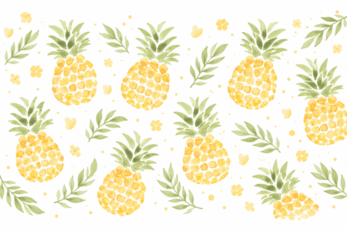 Tropical Pineapple Canvas