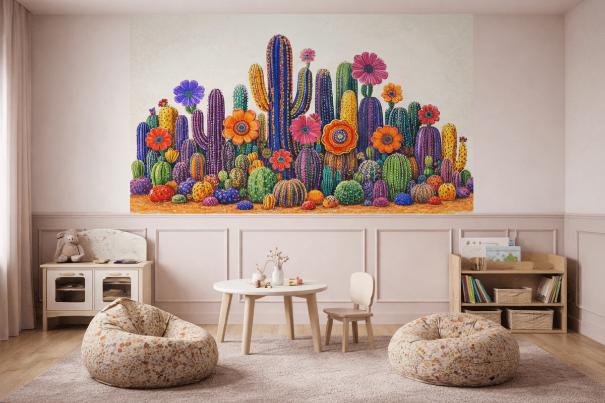 Vibrant Cactus Oasis