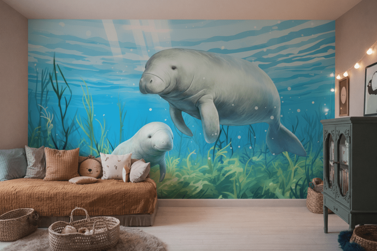 Manatee Underwater Crest