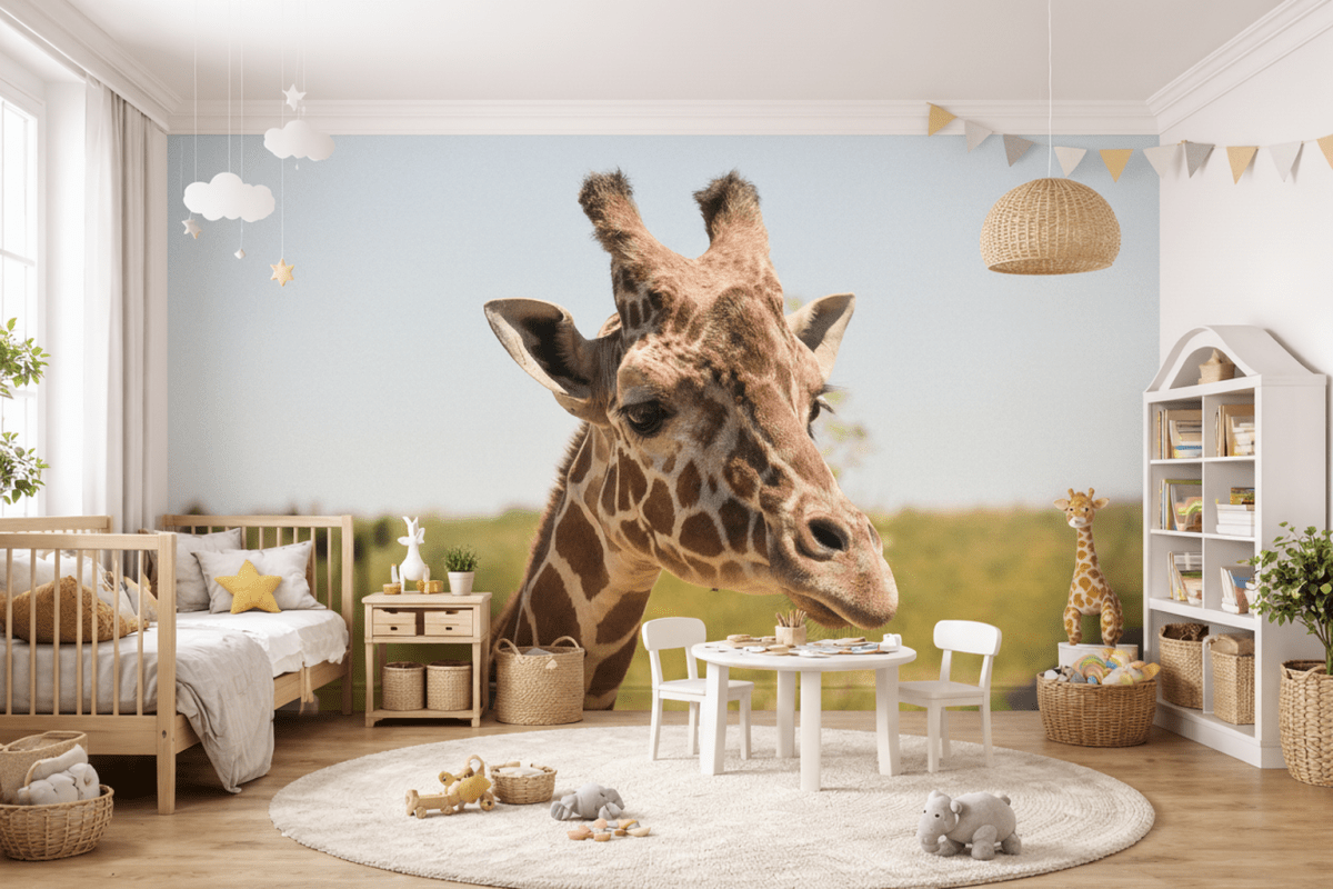 Savannah Giraffe Gaze