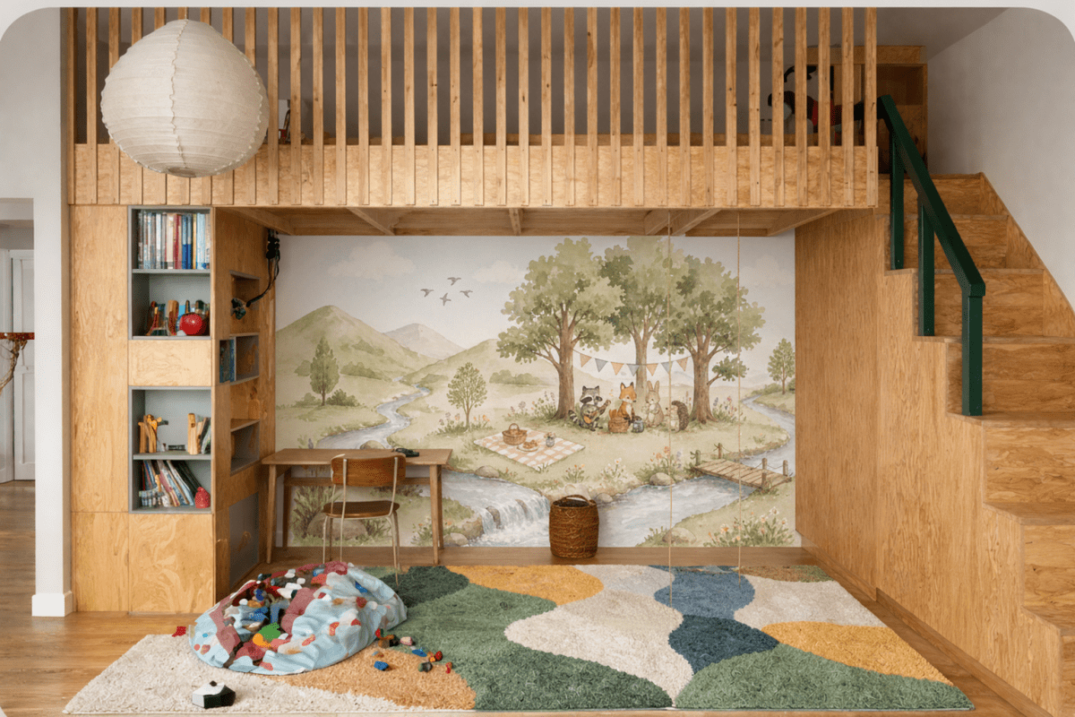 Forest Gathering Mural