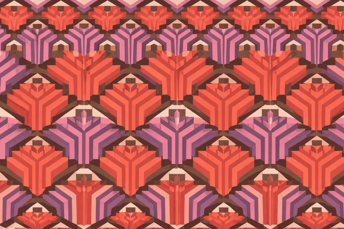 Crimson Petal Cascade