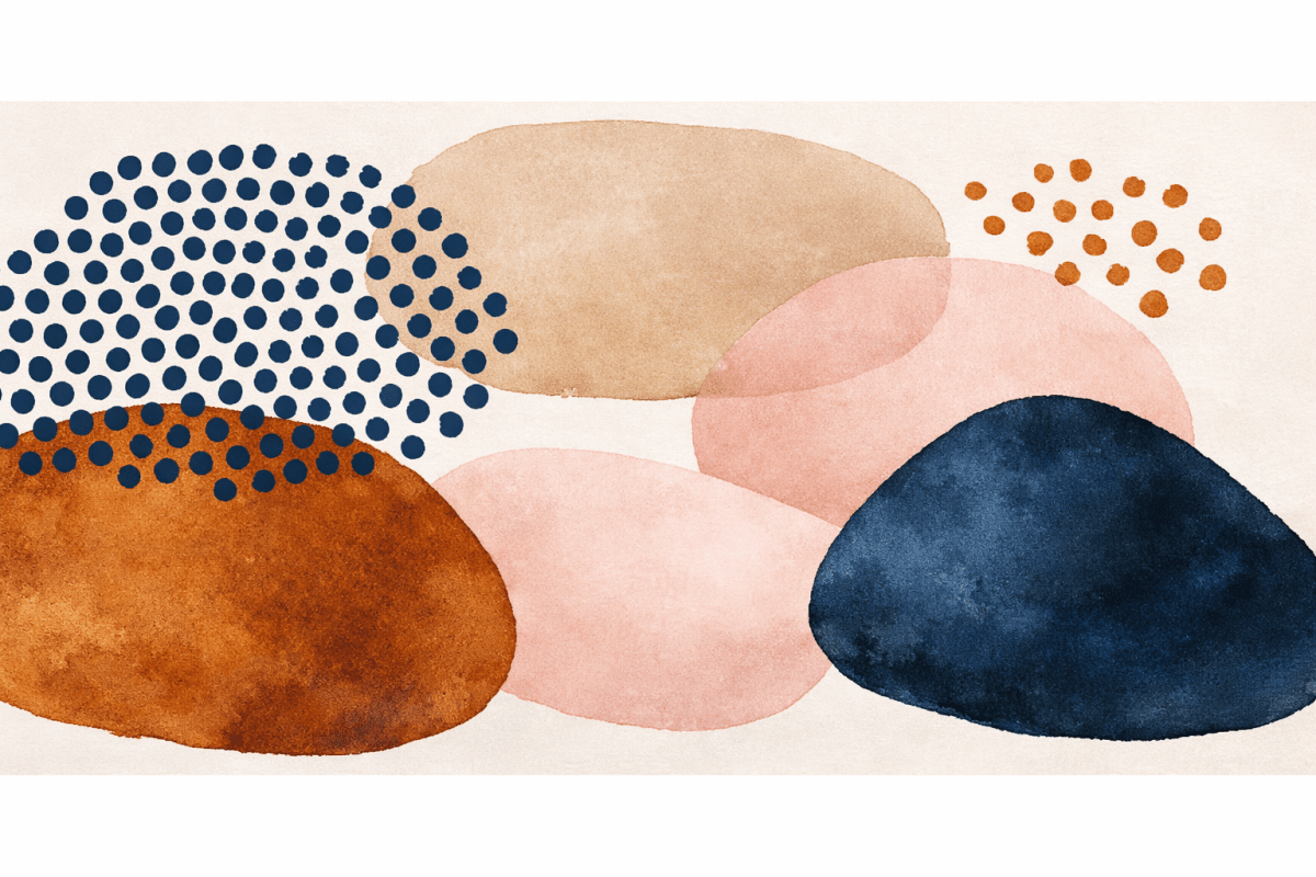 Polka Pebble Mosaic