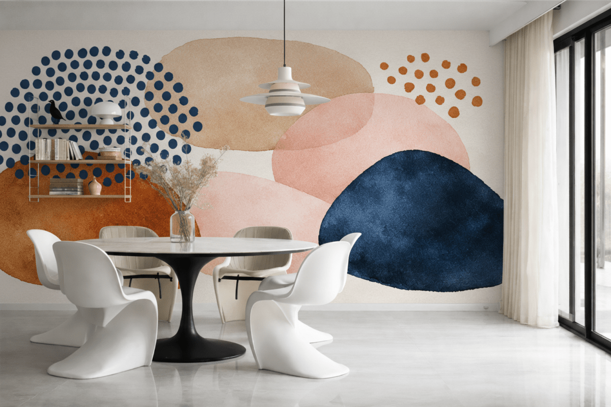 Polka Pebble Mosaic