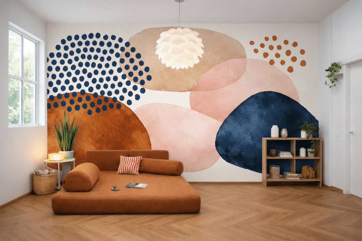 Polka Pebble Mosaic