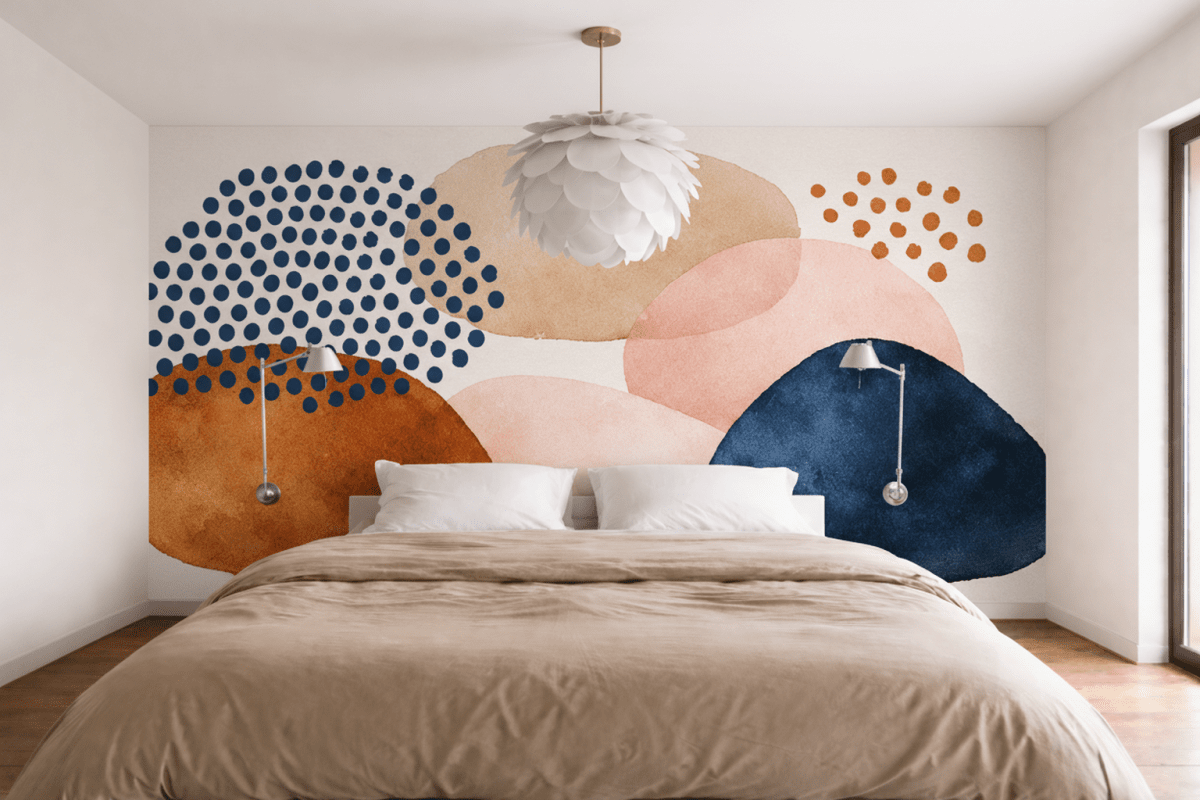 Polka Pebble Mosaic
