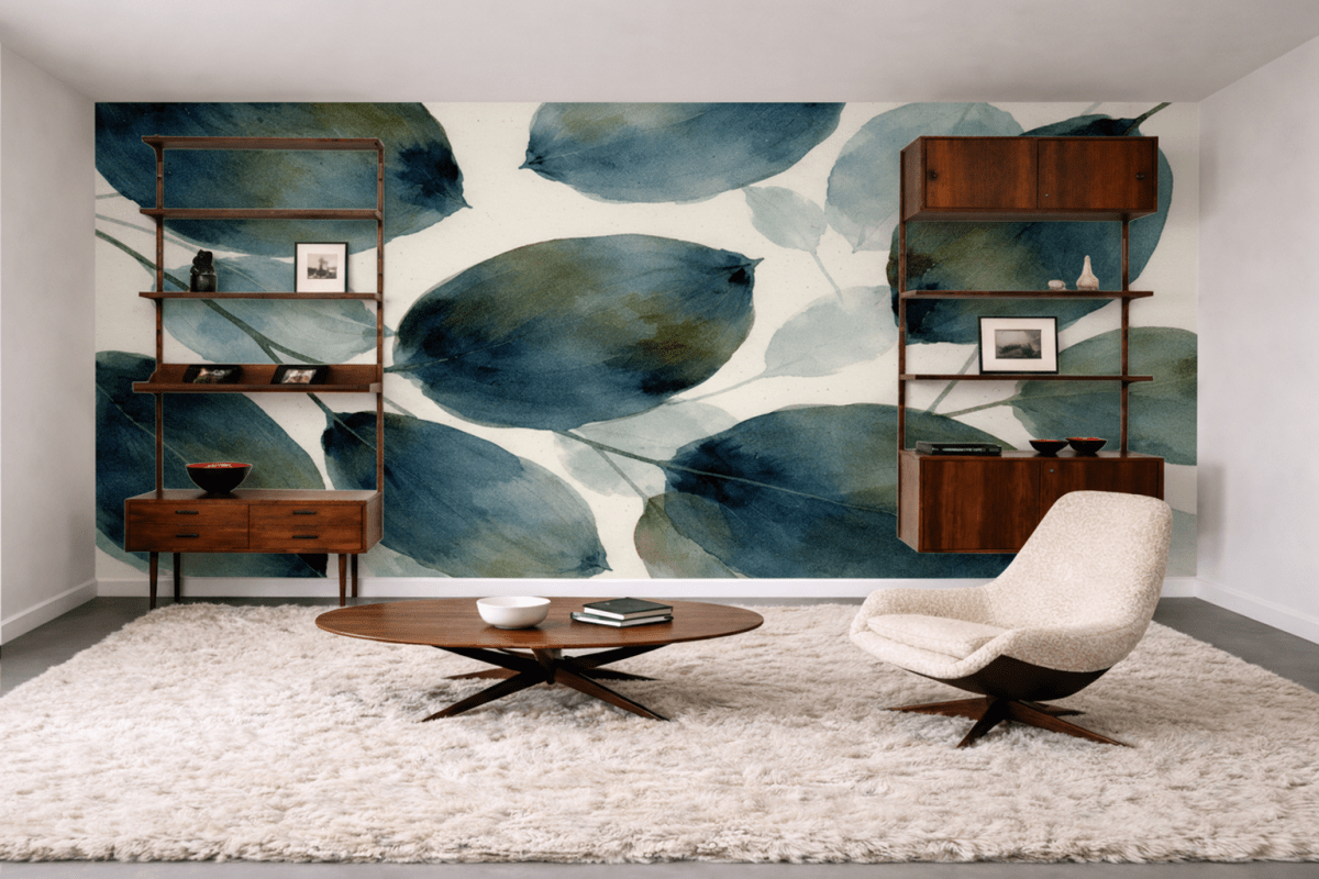 Verdant Indigo Foliage