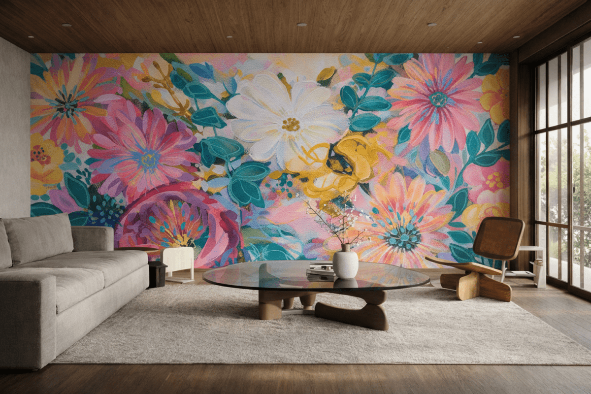 Ink Petal Mosaic