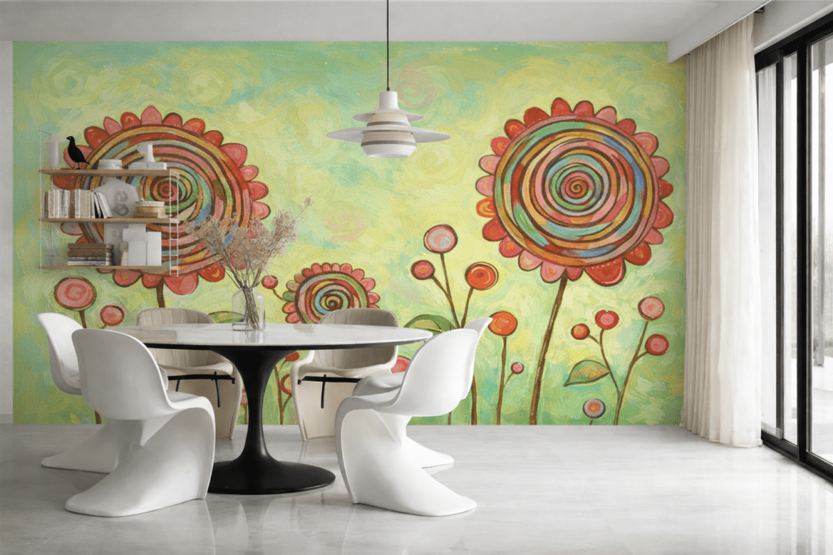 Spiral Blossom Patch