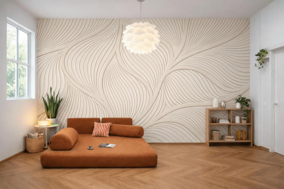 Wavy Tendril Motif