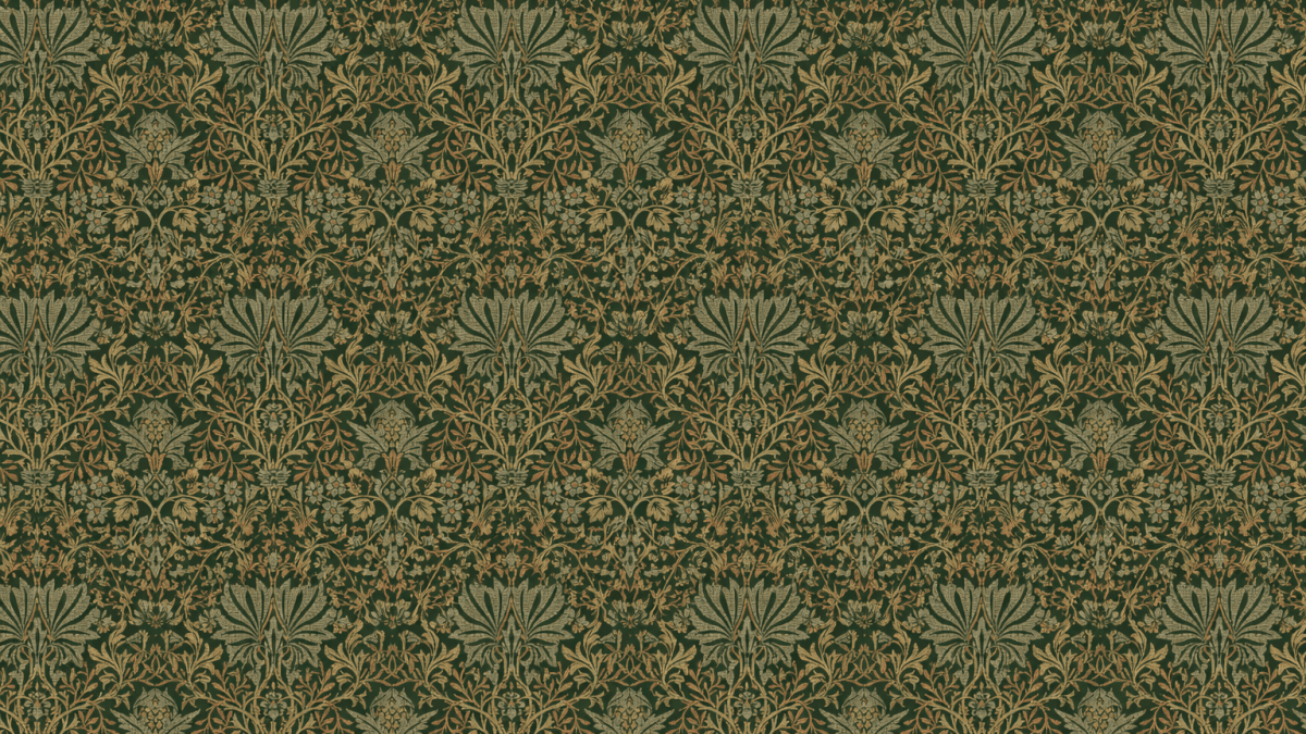 William Morris Floral Embellishment