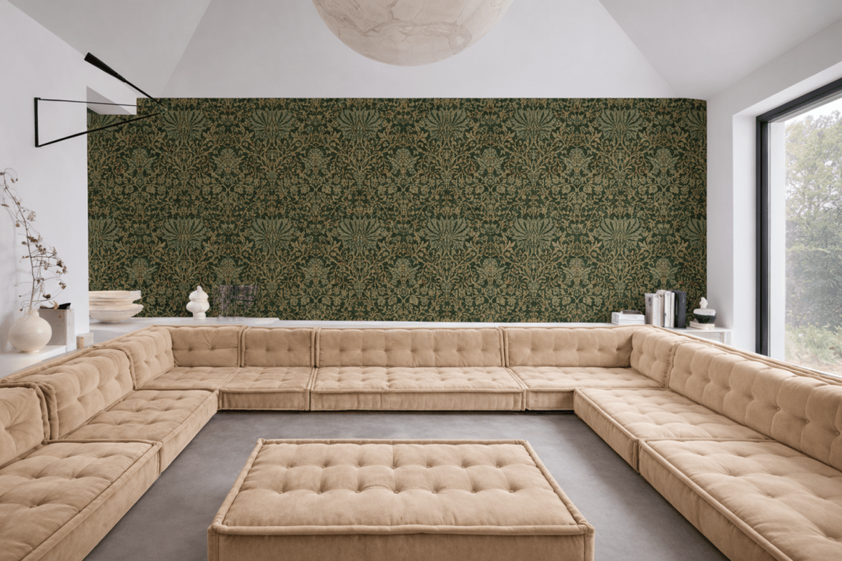 William Morris Floral Embellishment
