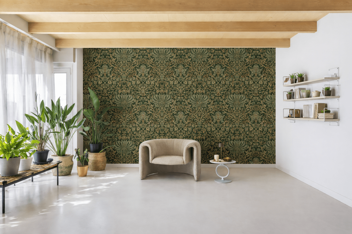 William Morris Floral Embellishment