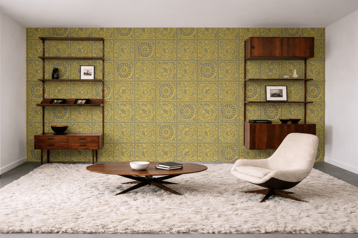 William Morris Gilded Petal Mosaic